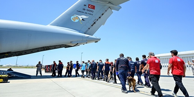 Venezuela’ya Yardım Ekiplerini Taşıyacak İki Uçak İstanbul’dan Uğurlandı
